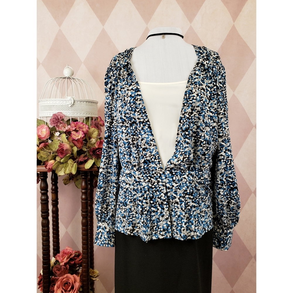 Chadwicks | Blue Speckled Top